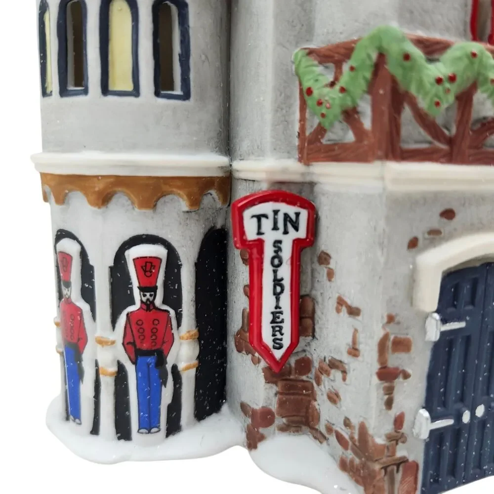 Department 56 North Pole Series Porcelain Tin Soldier Shop Hand Painted Vtg 95